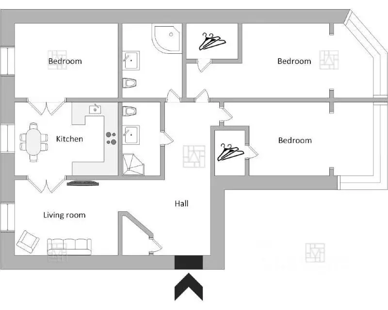 4-к кв. Москва Шмитовский проезд, 20 (132.0 м) - Фото 2