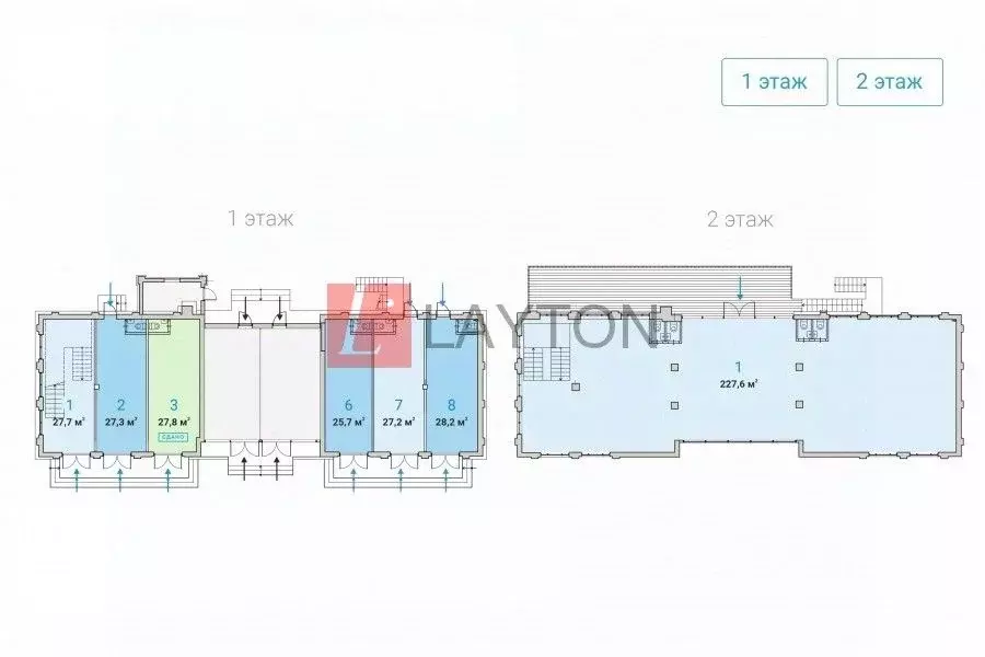 Торговая площадь в Москва Большая Садовая ул., 6С2 (28 м) - Фото 1