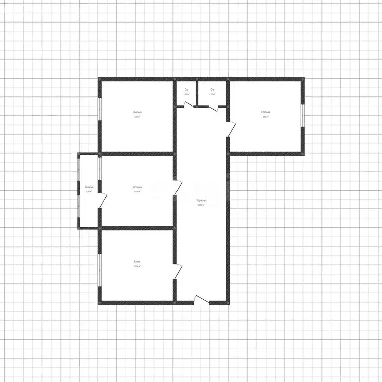 3-комнатная квартира: Майкоп, улица Михайлова, 3 (72.5 м) - Фото 1