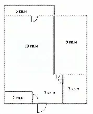 1-к кв. Томская область, Томск ул. Ивана Черных, 66 (35.0 м) - Фото 2