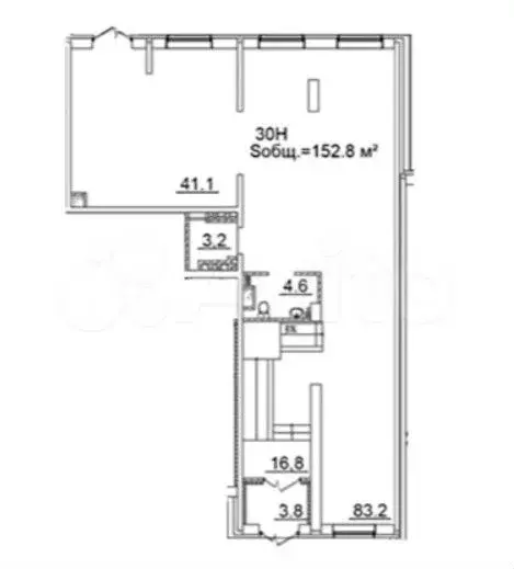 Продажа помещения свободного назначения 301 м2 - Фото 1