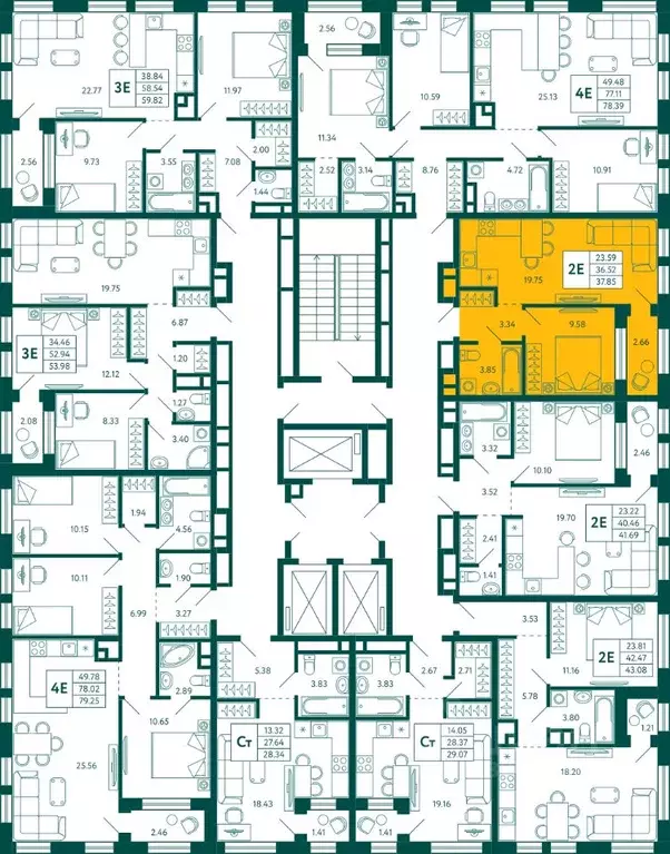 1-к кв. Башкортостан, Уфа Зеленая Роща жилрайон, Терле Парк жилой ... - Фото 2