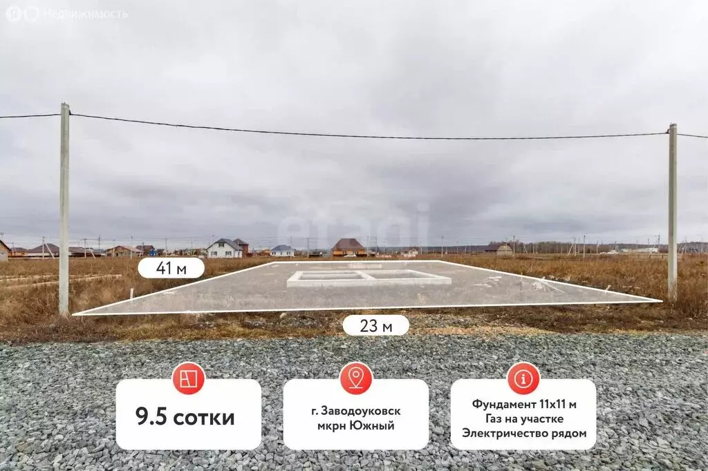 Участок в Заводоуковск, улица Виктора Важенина (9.5 м) - Фото 2