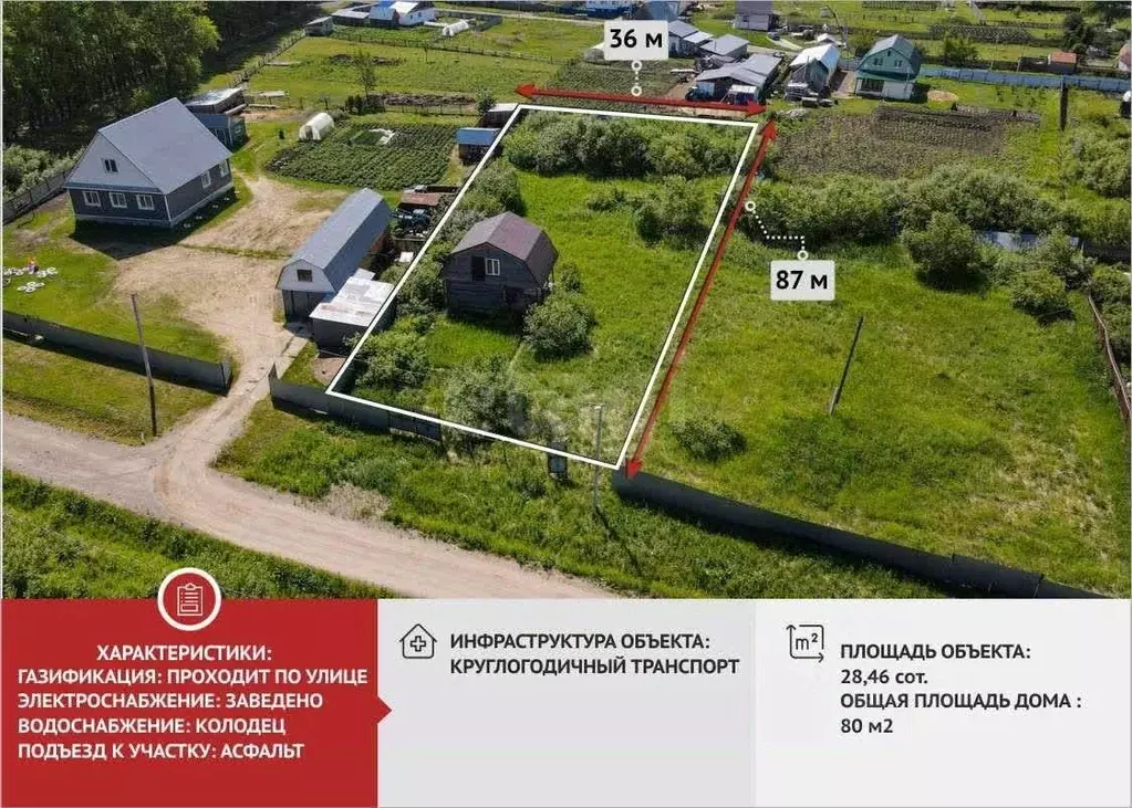 Участок в Тюменская область, Исетский муниципальный округ, с. Шорохово ... - Фото 1