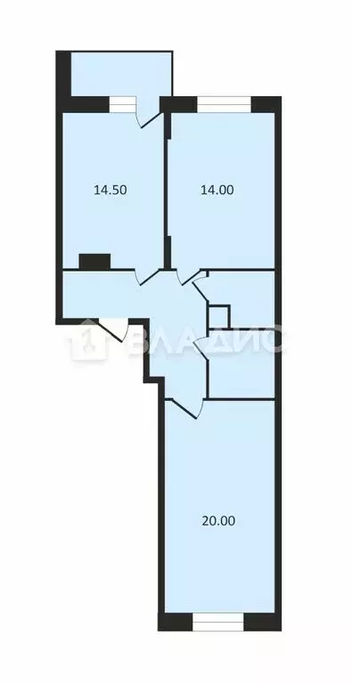 2-комнатная квартира: Владимир, проспект Строителей, 9к4 (64.9 м) - Фото 1