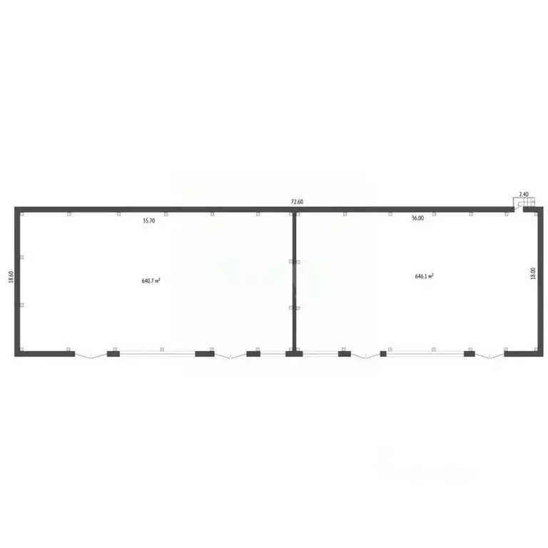 Склад в Ямало-Ненецкий АО, Новый Уренгой А панель,  (1296 м) - Фото 2