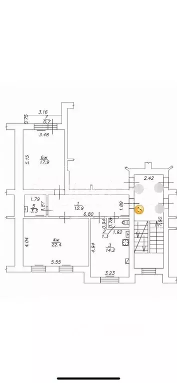 2-к кв. Калининградская область, Калининград ул. Толбухина, 4 (72.0 м) - Фото 2