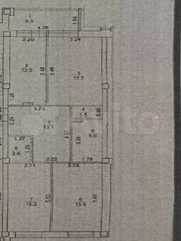 3-к. квартира, 84 м, 3/8 эт. - Фото 0