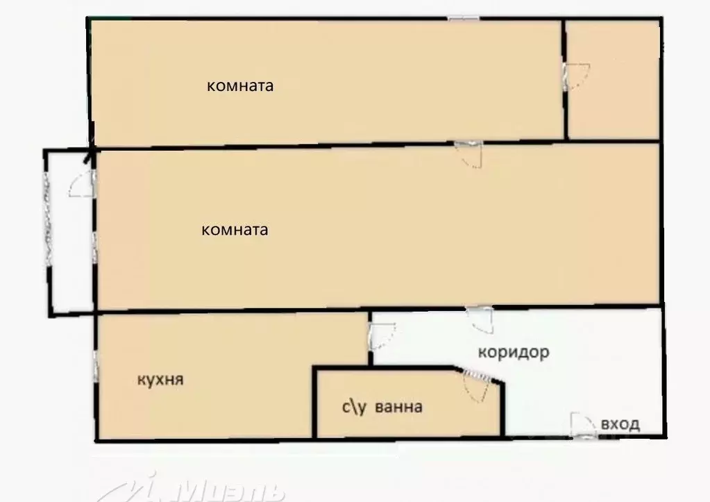 2-к кв. Севастополь ул. Новикова, 31 (42.1 м) - Фото 2