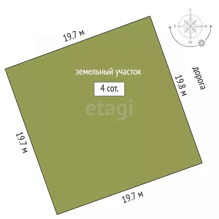 Участок в Тюменская область, Тюменский муниципальный округ, ... - Фото 2