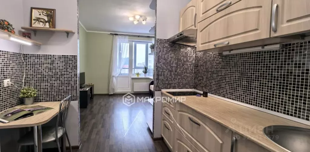 Студия Санкт-Петербург ул. Среднерогатская, 9 (27.4 м) - Фото 1