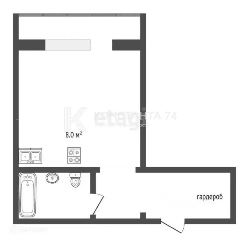 Студия Челябинская область, Челябинск Университетская Набережная ул., ... - Фото 1