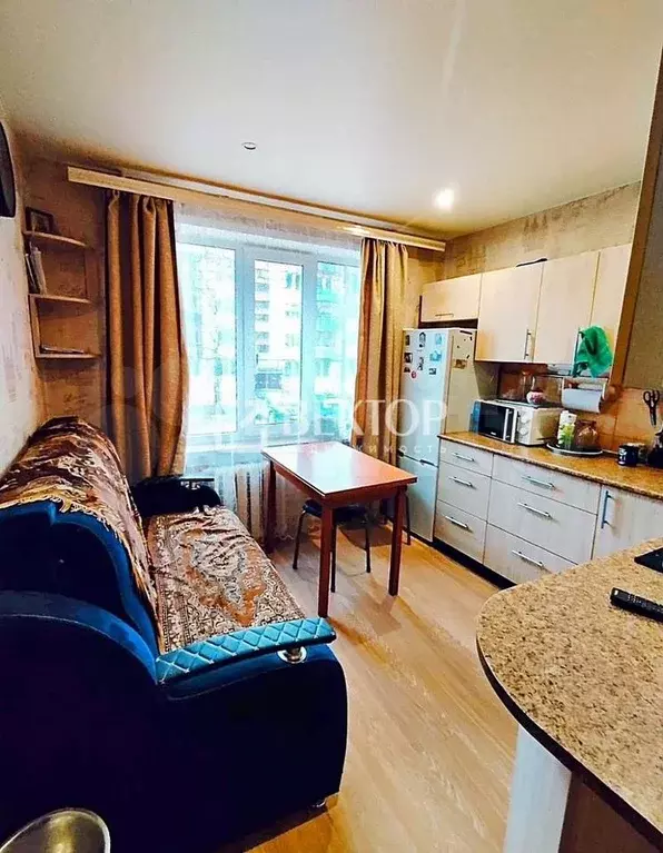 1-к. квартира, 32 м, 1/5 эт. - Фото 1
