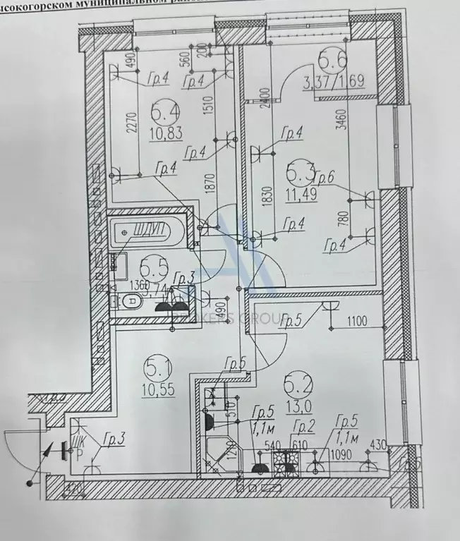 2-к кв. Татарстан, с. Высокая Гора ул. Вторая Ударная, 7 (51.3 м) - Фото 2