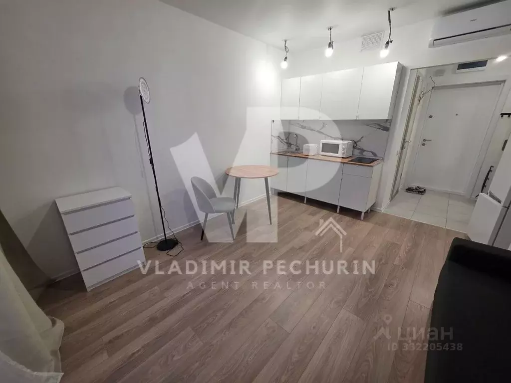 Студия Москва ул. Большое Понизовье, 10 (22.0 м) - Фото 2