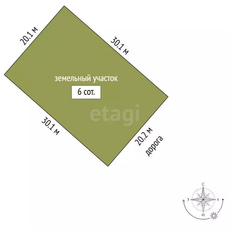 Участок в Альметьевск, улица Возрождения (6 м) - Фото 1