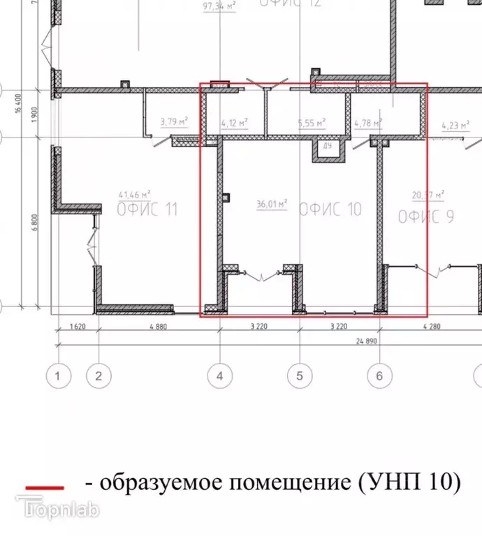 Торговая площадь в Краснодарский край, Краснодар Народная ул., 54лит4 ... - Фото 2