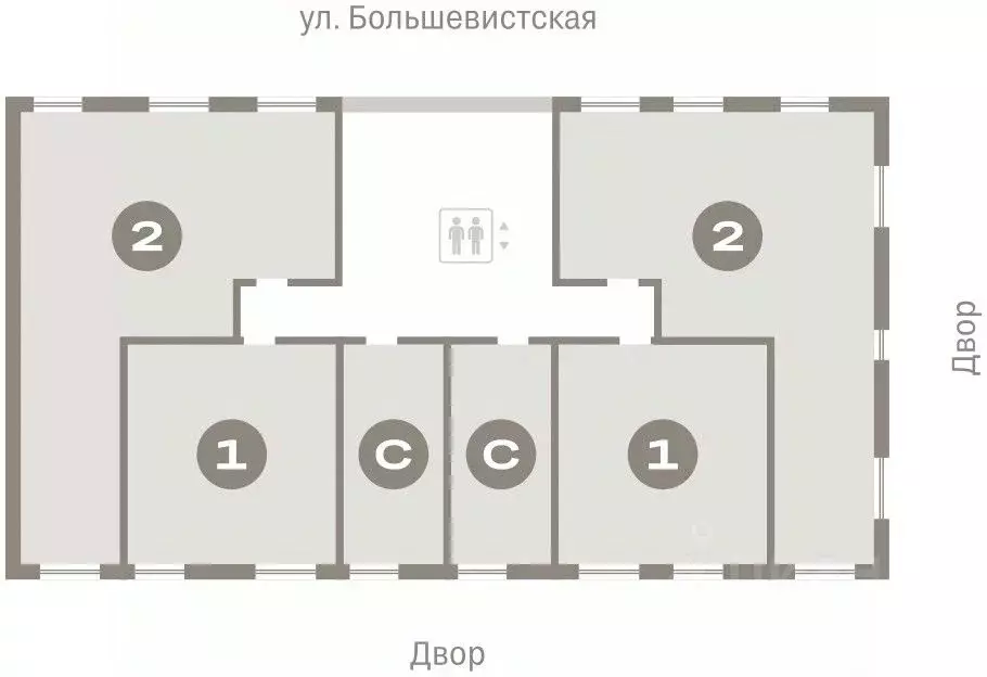 Студия Новосибирская область, Новосибирск Европейский Берег мкр,  ... - Фото 1