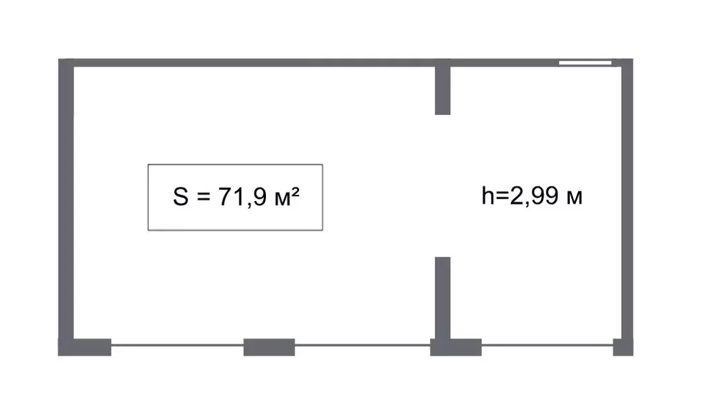 Помещение свободного назначения (71.9 м) - Фото 0