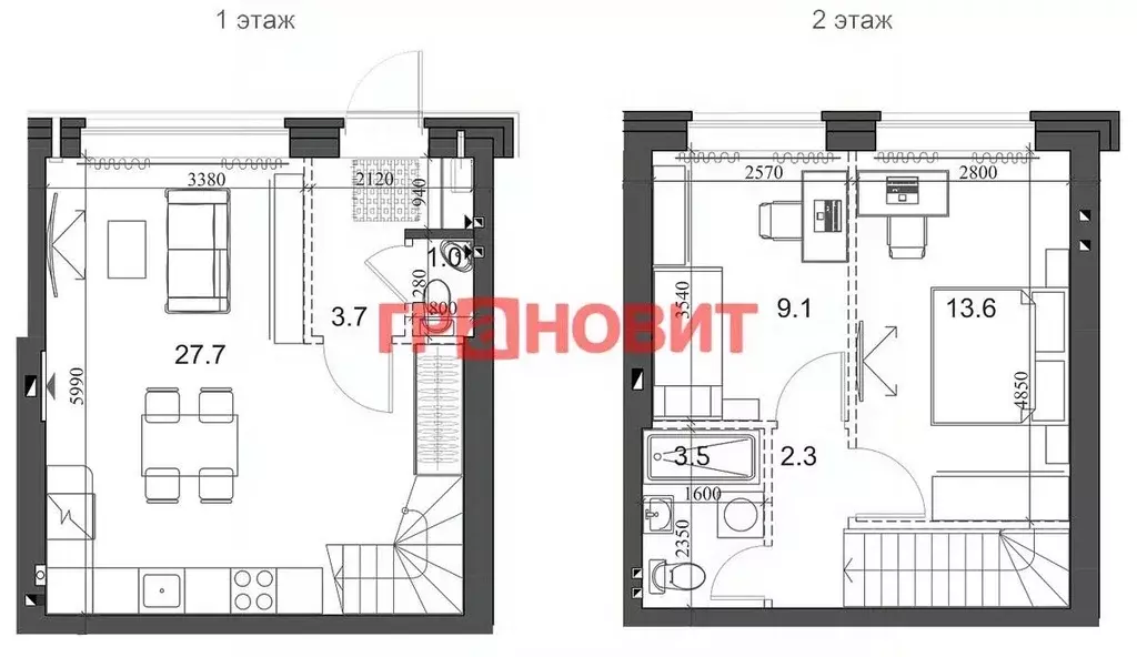 3-к кв. Новосибирская область, Новосибирский район, Мичуринский ... - Фото 1