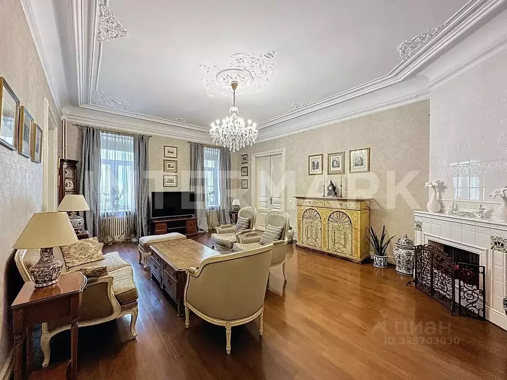5-к кв. Москва пер. Романов, 3С1 (155.0 м) - Фото 2