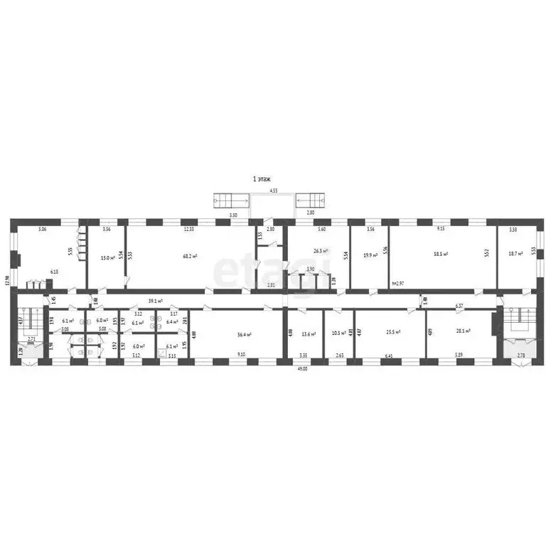 Помещение свободного назначения (1040.7 м) - Фото 2