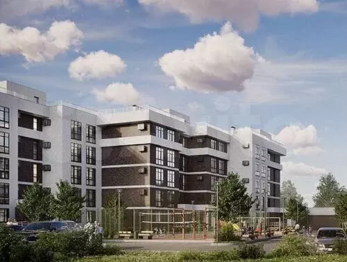 Квартира-студия, 34,4 м, 3/5 эт. - Фото 0