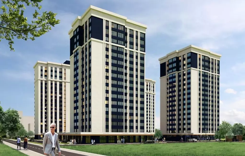 1-к кв. Пензенская область, Пенза Гармония жилой комплекс (41.55 м) - Фото 2