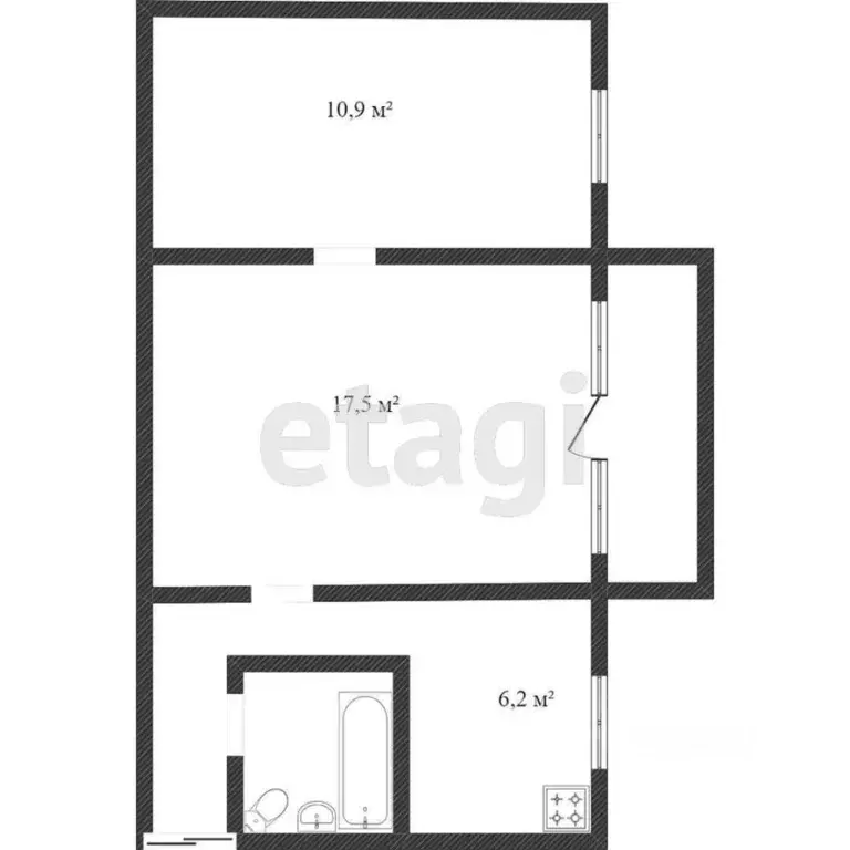 2-к кв. Хабаровский край, Ванино рп ул. Портовая, 2 (43.0 м) - Фото 2