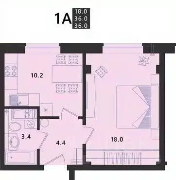 1-к кв. Псковская область, Псковский район, Завеличенская волость, д. ... - Фото 1