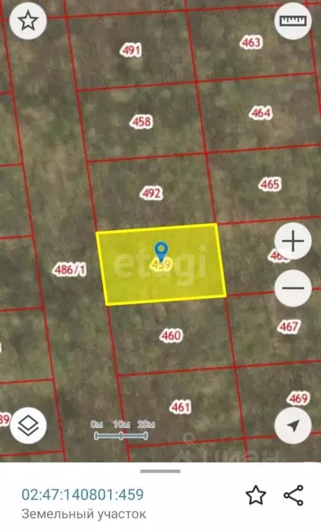 Участок в Башкортостан, Уфимский район, Таптыковский сельсовет, с. ... - Фото 2