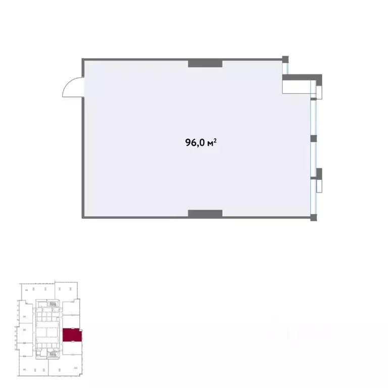 Офис в Москва Кинематографический кв-л,  (96 м) - Фото 2