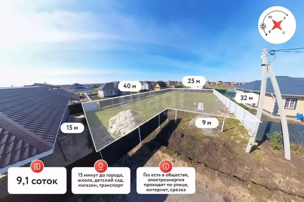 Участок в Тюменская область, Тюменский муниципальный округ, с. Кулига, ... - Фото 1