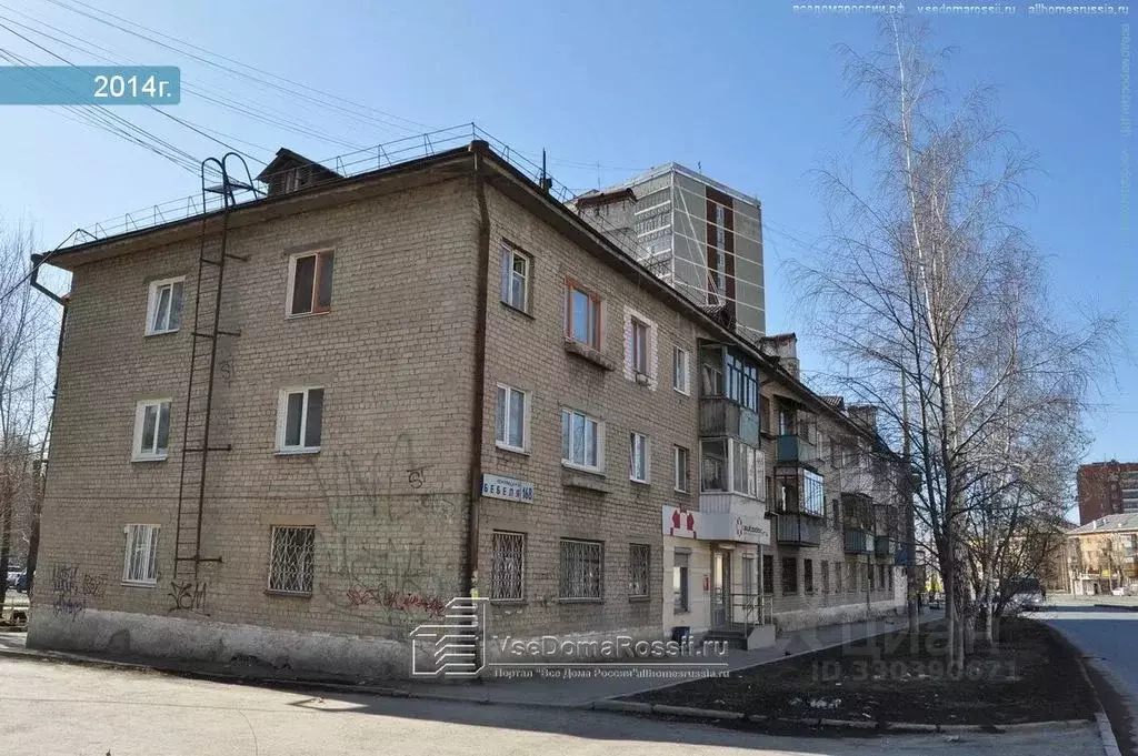 3-к кв. Свердловская область, Екатеринбург ул. Бебеля, 168 (45.0 м) - Фото 1