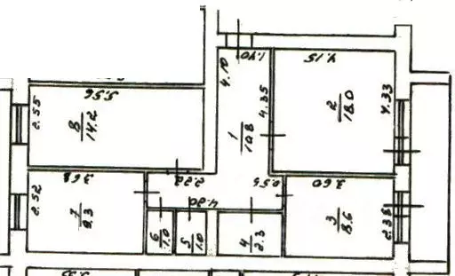 3-к кв. Московская область, Зарайск муниципальный округ, д. Алферьево ... - Фото 1