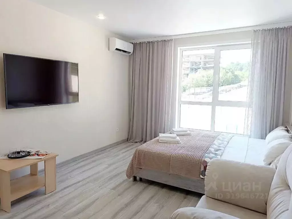 1-к кв. Крым, Ялта муниципальный округ, Виноградное пгт ш. ... - Фото 2