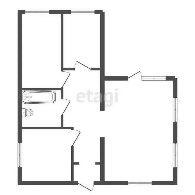 Дом в село Демарино, центральная усадьба Демарино, Центральная улица ... - Фото 2