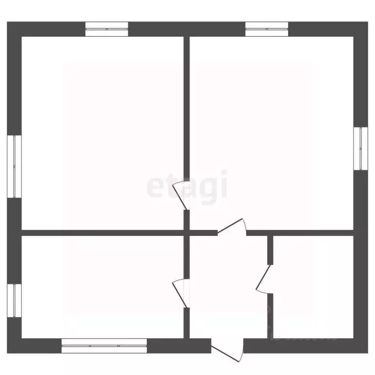 Дом в Свердловская область, Тугулым пгт ул. Пролетарская (41 м) - Фото 1