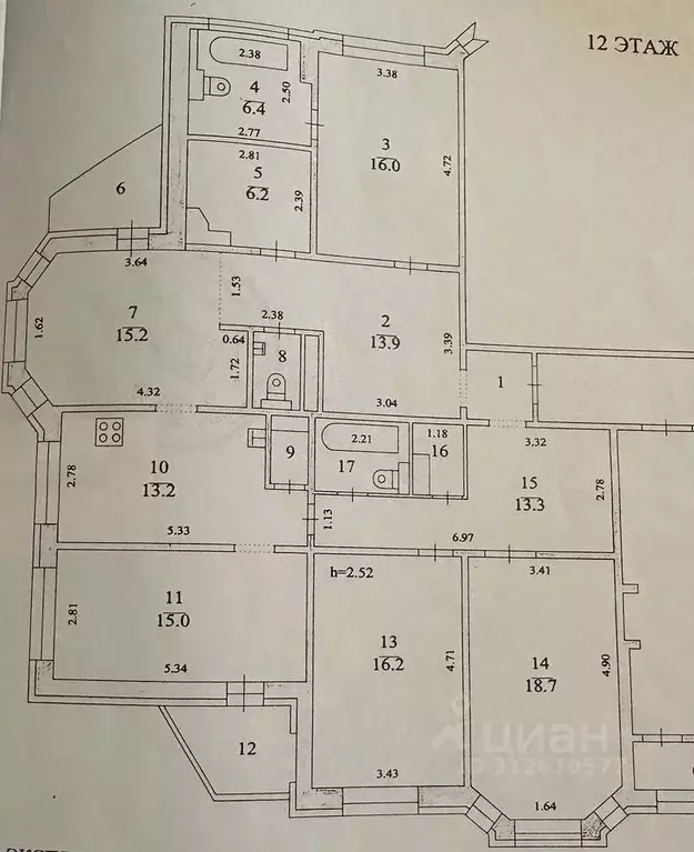 5-к кв. Московская область, Щелково ул. Строителей, 3 (144.0 м) - Фото 0