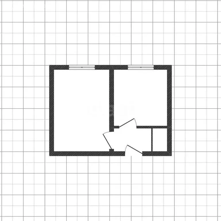 2к в -комнатной квартире (22.7 м) - Фото 1
