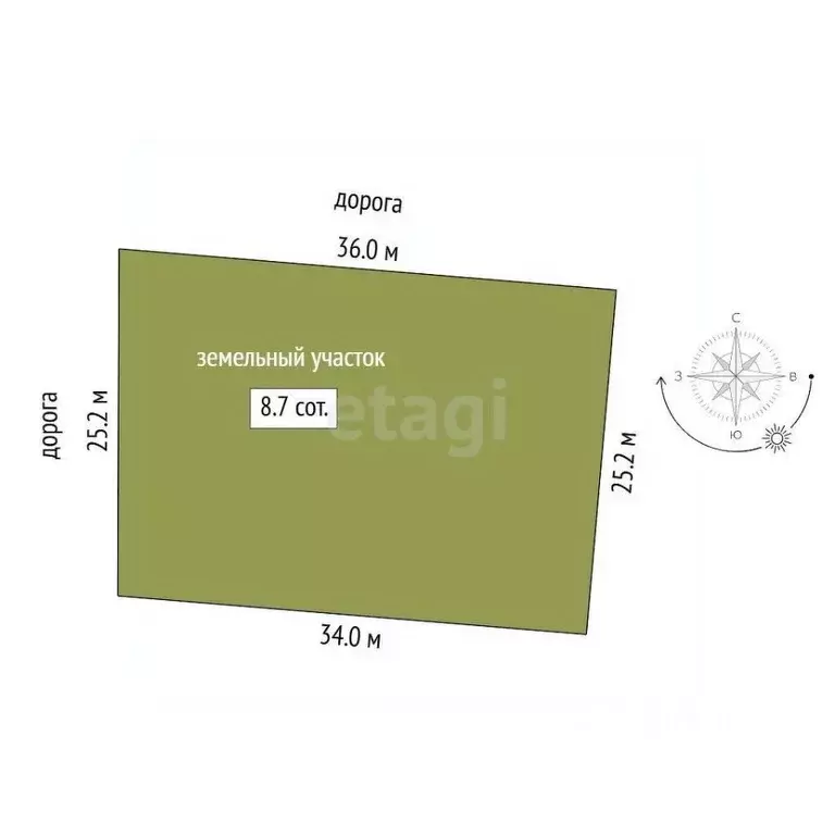 Участок в Тюменская область, Тюменский муниципальный округ, д. ... - Фото 2