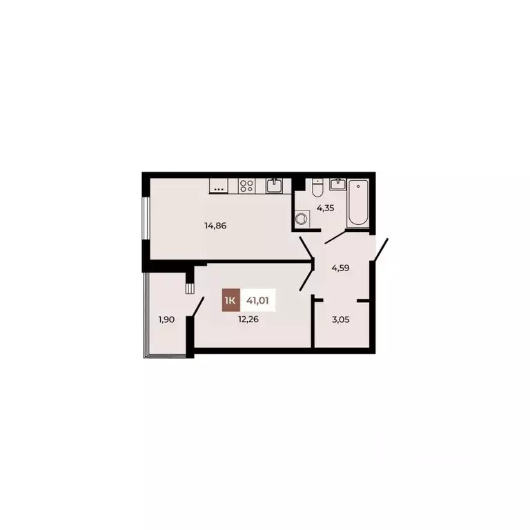 1-к кв. Ростовская область, Аксайский район, Щепкинское с/пос, пос. ... - Фото 1