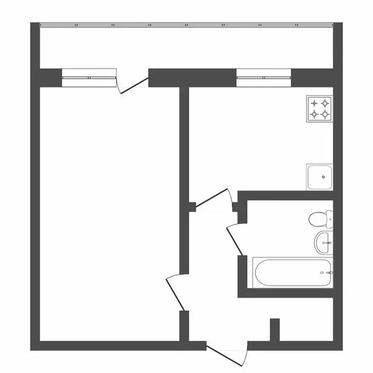 1-комнатная квартира: Тюмень, Ямская улица, 102А (31 м) - Фото 0