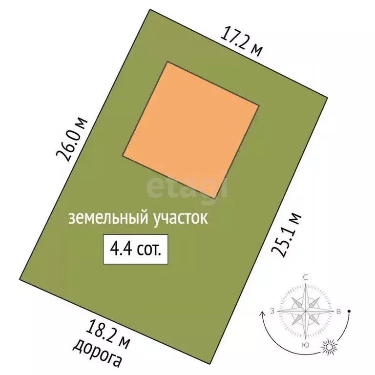 Участок в Ульяновская область, Ульяновск Озон СНТ, 10-я линия (4.4 ... - Фото 1