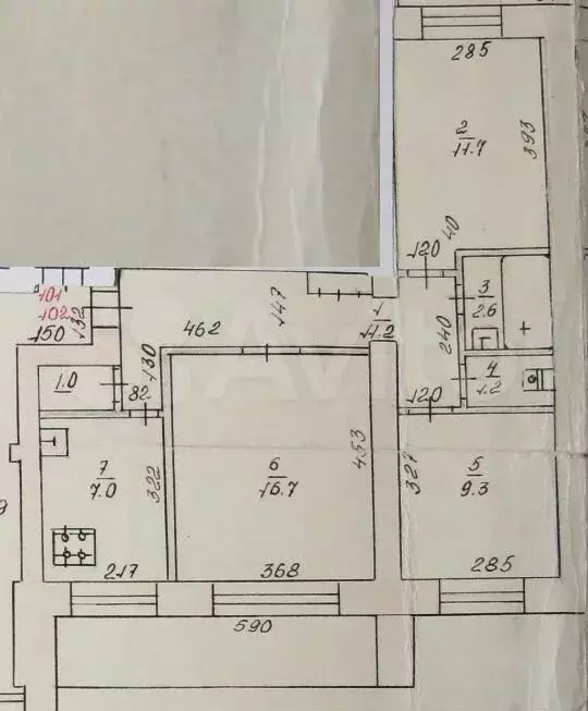 Аукцион: 3-к. квартира, 60,7 м, 1/9 эт. - Фото 0