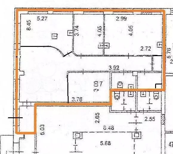 Аренда офиса 126.1 м2 м. Студенческая в зао в - Фото 0