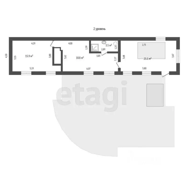 4-к кв. Краснодарский край, Ейск ул. Энгельса (146.8 м) - Фото 2