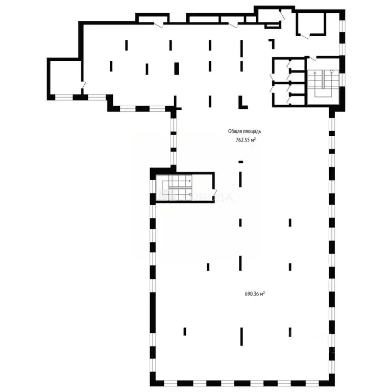 Офис в Новосибирская область, Новосибирск ул. Дуси Ковальчук, 246 (763 ... - Фото 2
