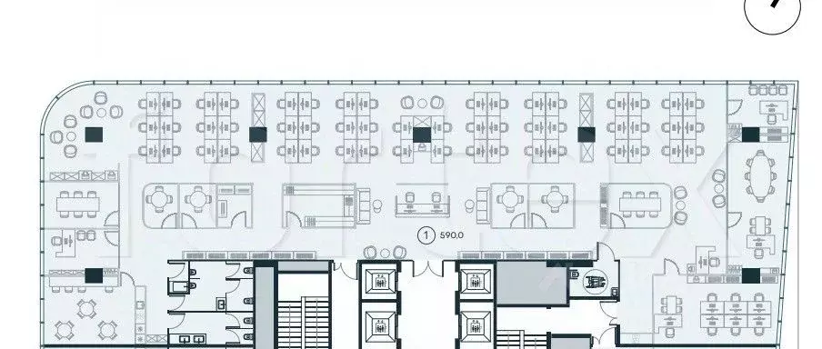 Офис в Москва ул. Грузинский Вал, 3С9 (590 м) - Фото 1