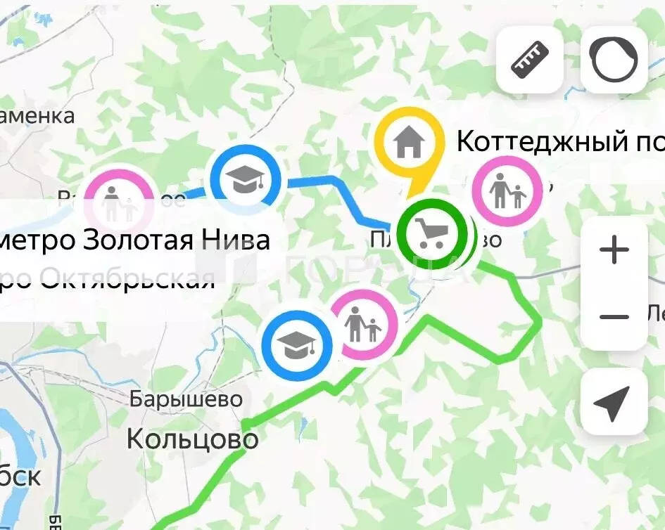 Участок в Плотниковский сельсовет, коттеджный посёлок Июль, улица ... - Фото 1